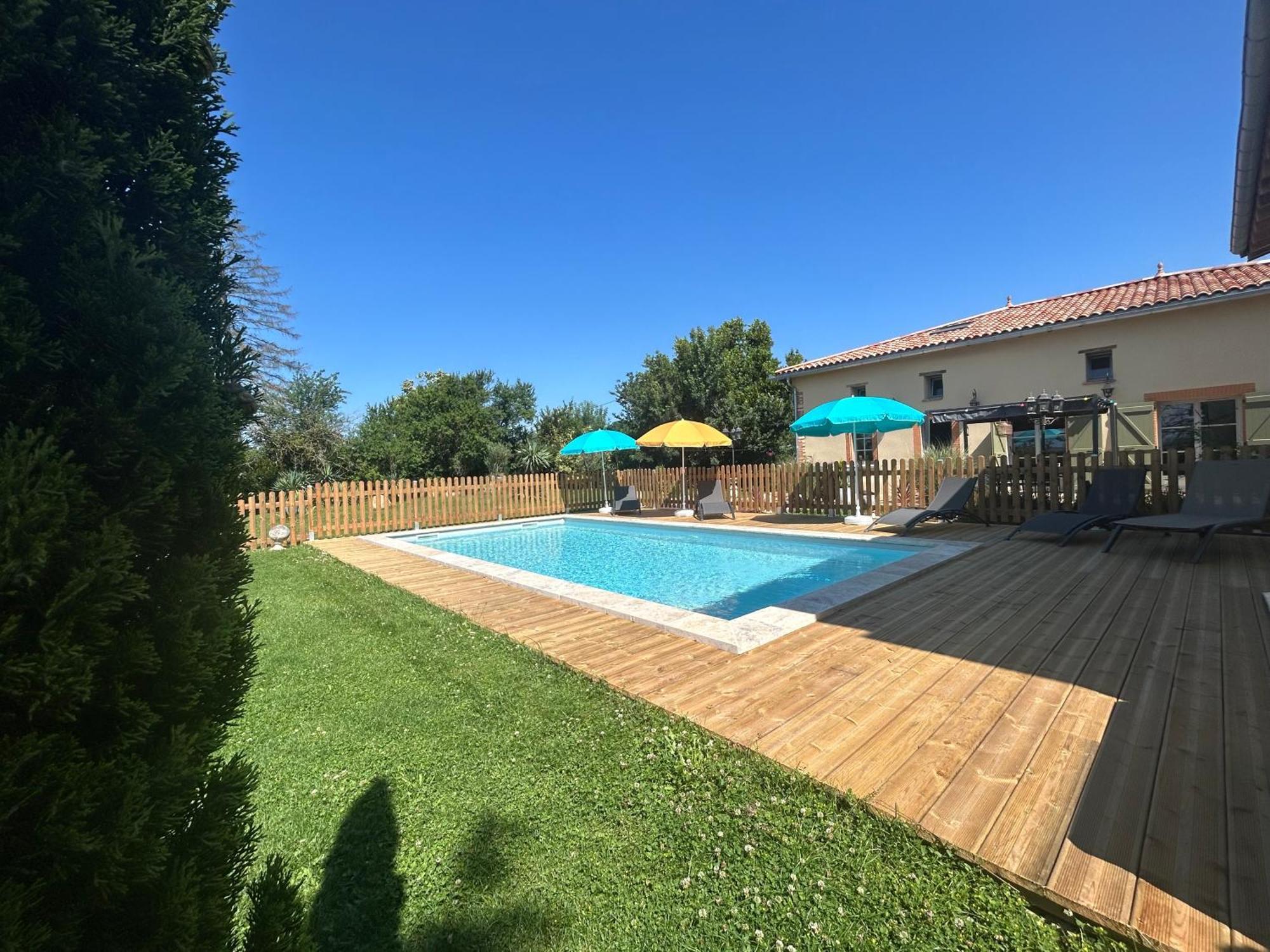 Sajas Maison D'Hotes "La Clef Des Champs" Piscine Ortance المظهر الخارجي الصورة